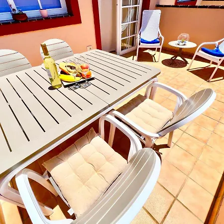 !!! Relaxing View, The Heights With Terrace And Heated Pools, Cristianos Lejlighed *